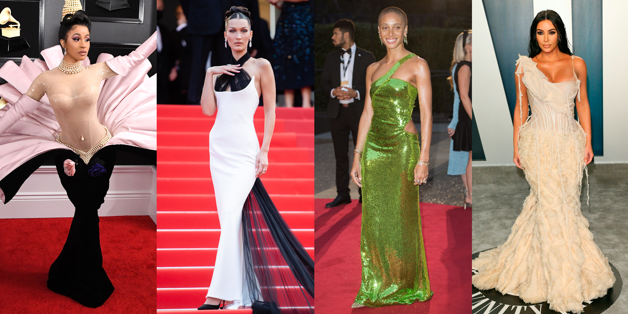 celebrities in dresses